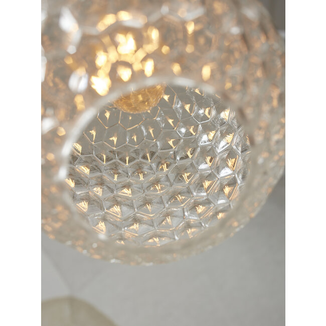 it's about RoMi Hanglamp glas Venice ovaal transparant