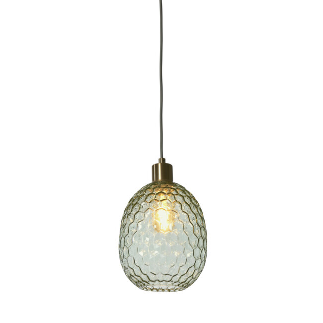 it's about RoMi Hanglamp glas Venice ovaal groen