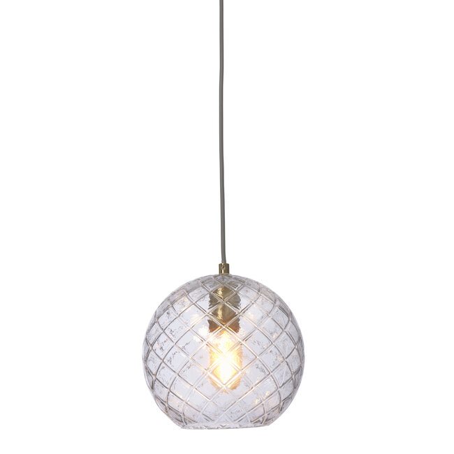 it's about RoMi Hanglamp glas Venice bol transparant
