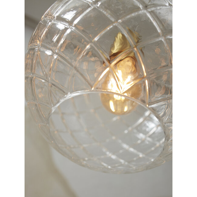 it's about RoMi Hanglamp glas Venice bol transparant