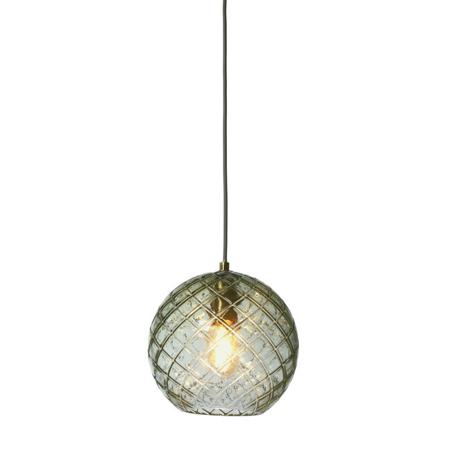 it's about RoMi Hanglamp glas Venice bol groen