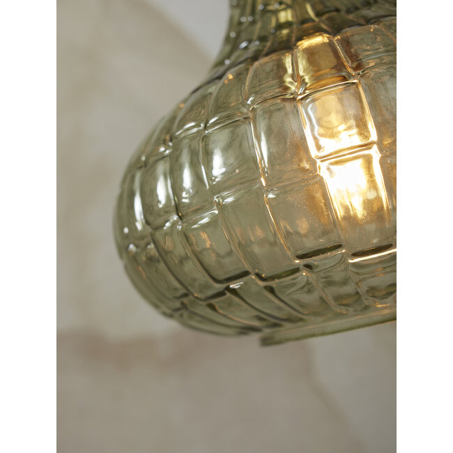 it's about RoMi Hanglamp glas Venice druppel groen