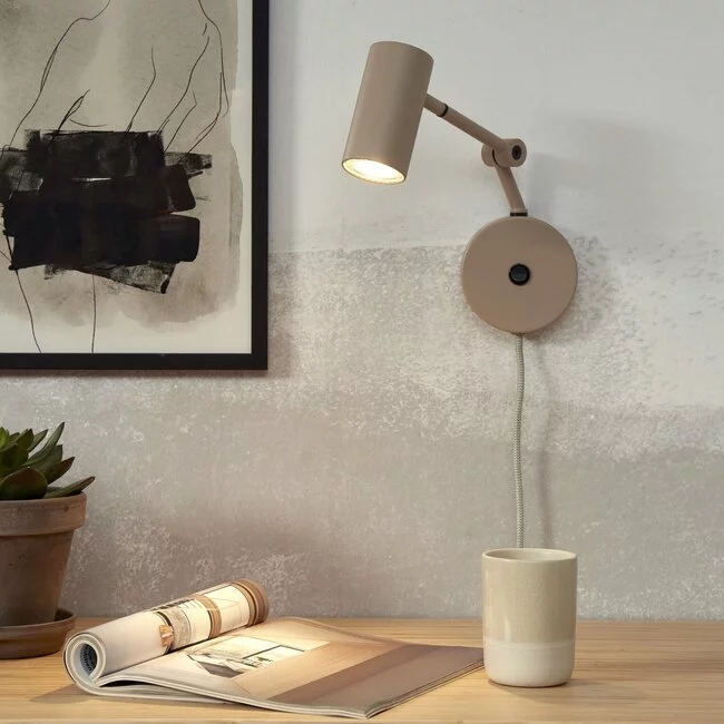 it's about RoMi Wandlamp ijzer Montreux zand