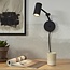 it's about RoMi Wandlamp ijzer Montreux zwart - Industriële wandverlichting