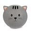 Balvi Poef Kitty grijs polyester