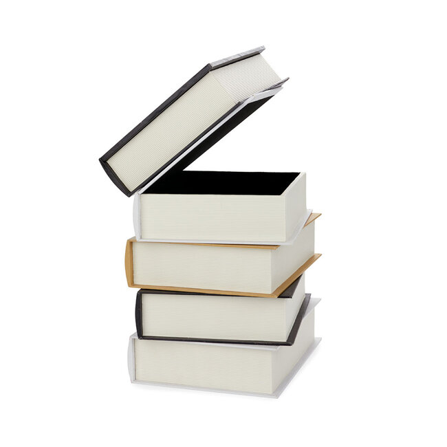 Balvi Bijzettafel Metropolitan Book Stack wood