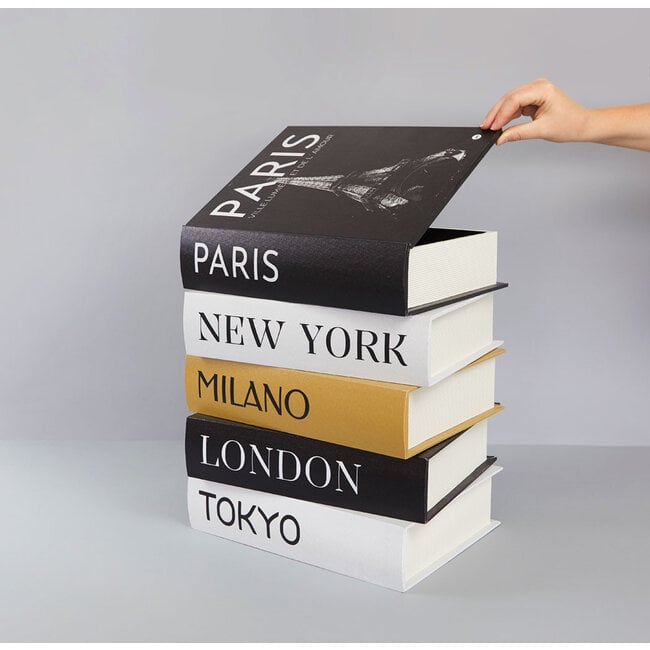 Balvi Bijzettafel Metropolitan Book Stack wood
