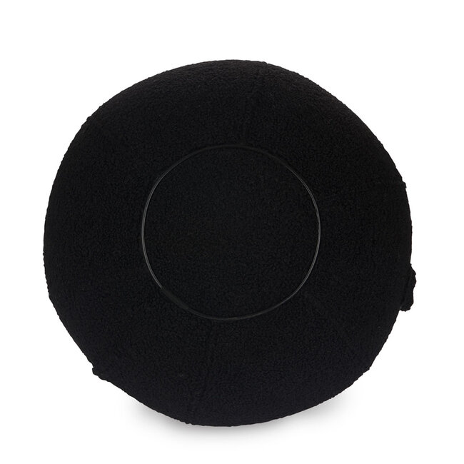 Balvi Poef Kitty zwart polyester