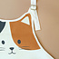 Balvi Keukenschort Kitty wit/bruin