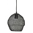 Light en Living Hanglamp Ø18x20 cm NOLA gaas glans zwart