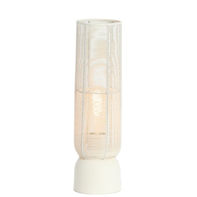 Light en Living Tafellamp Lezuza crème - 2 maten van Light & Living