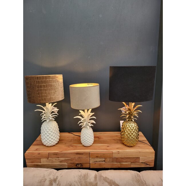 Light en Living Lampvoet 20x19x37 cm PINEAPPLE crème