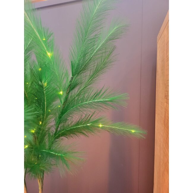 Light en Living Ornament LED 110 cm FEATHER donker groen