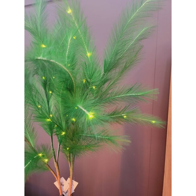 Light en Living Ornament LED 110 cm FEATHER donker groen