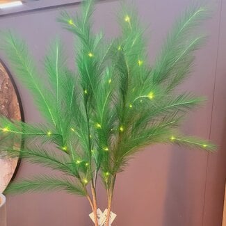 Light en Living Ornament LED 110 cm FEATHER donker groen