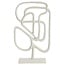 Light en Living Ornament op voet 24x8x39 cm GOLEZA crème