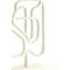 Light en Living Ornament op voet 18x8x31 cm GOLEZA crème