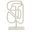 Light en Living Ornament op voet 18x8x31 cm GOLEZA crème