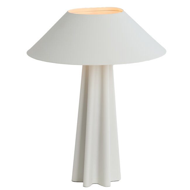 Light en Living Tafellamp Ø38x49 cm CUKAI mat wit