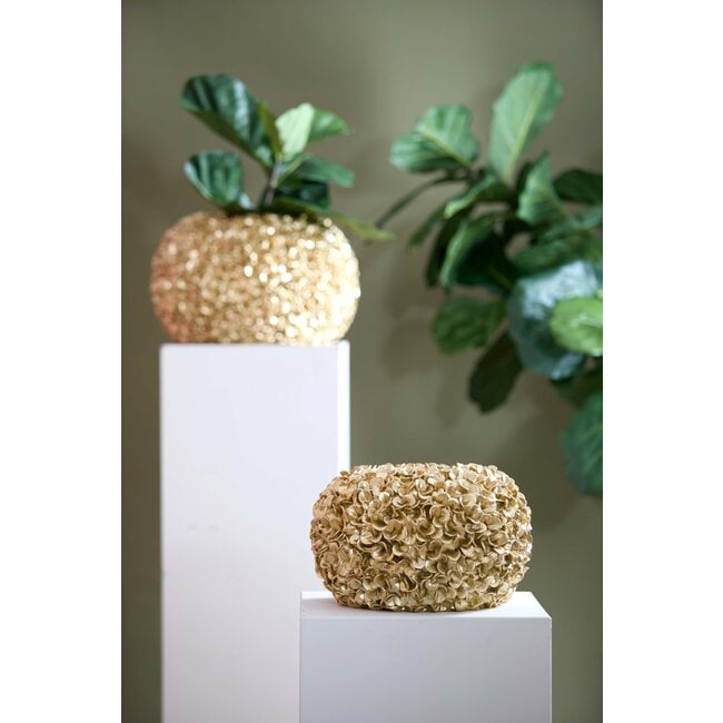 Light en Living Vaas deco Ø38x23 cm PHYLIA goud