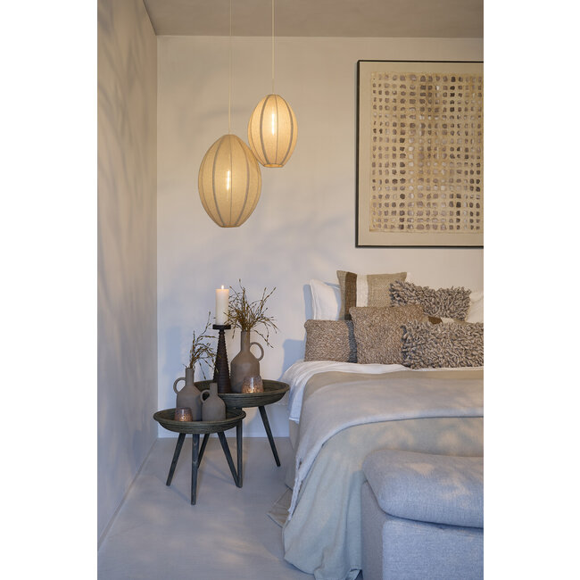 Light en Living Hanglamp Ø38x51 cm MILATOS jute naturel