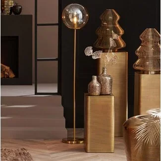 Light en Living Zuil 30,5x30,5x80 cm ALURIO antiek  brons