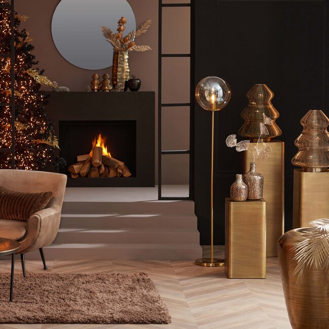 Light en Living Zuil 30,5x30,5x80 cm ALURIO antiek  brons