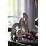 Light en Living Ornament op voet 20,5x19x39 cm ZAZINA taupe