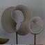 Light en Living Ornament op voet 20x10x30 cm TUZLA taupe+donker brons