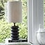 Light en Living Lampvoet Ø12x21 cm BUDONGO hout  zwart