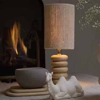 Light en Living Lampvoet Ø12x21 cm BUDONGO hout  naturel