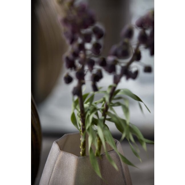 Light en Living Vaas Ø17x23,5 cm BRADLEY glas licht bruin