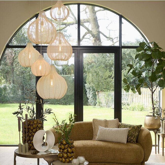 Light en Living Hanglamp Ø39x42 cm ELATI zand
