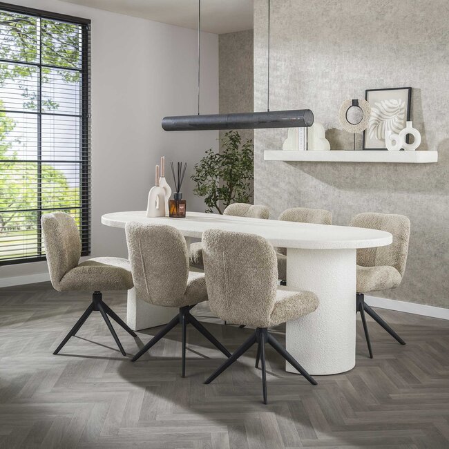 WoonStijl Eetkamertafel arch stone 215x90cm
