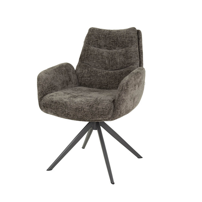 WoonStijl Armstoel lounge Rich taupe