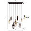 WoonStijl Hanglamp 4+3 cocoon mix glass