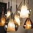 WoonStijl Hanglamp 4+3 wings mix glass