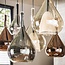 WoonStijl Hanglamp 4+3 wings mix glass