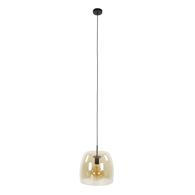 WoonStijl Hanglamp 1L drift glass Amber