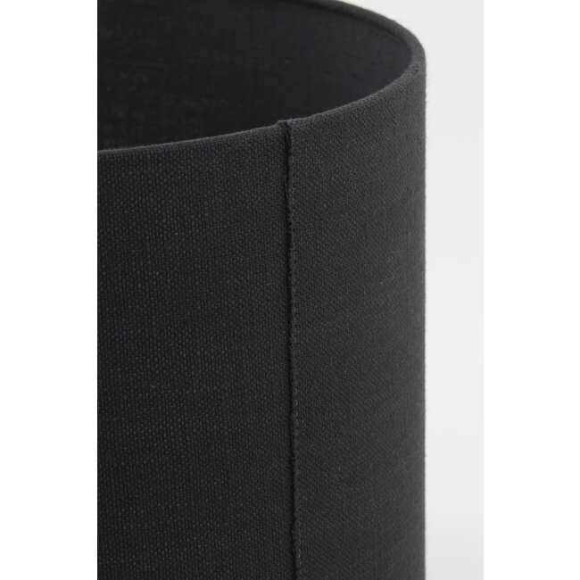 Light en Living Lampenkap cilinder 30-30-21 cm LIVIGNO zwart