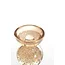 Light en Living Kaarsenhouder ITINGA Glas Bubbel Amber - Ø10x26,5 cm