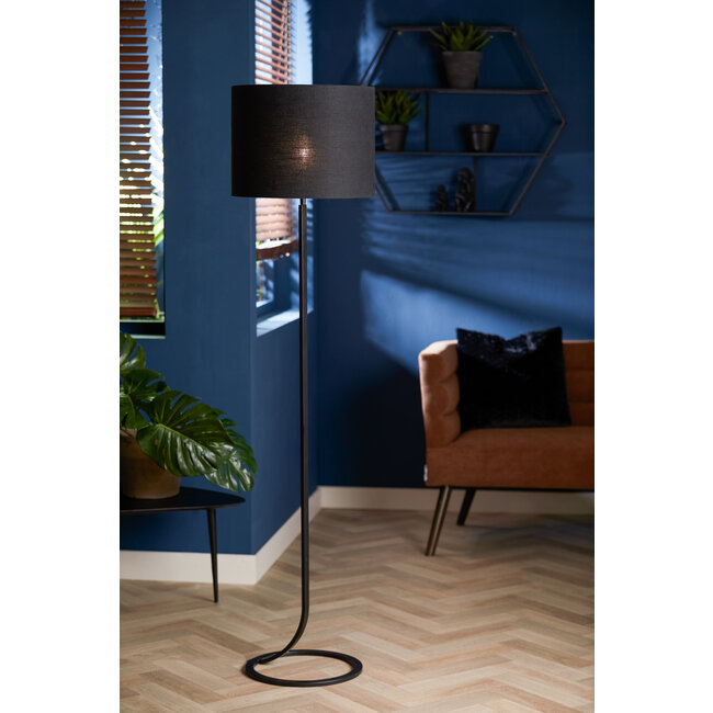 Light en Living Lampenkap cilinder 40-40-30 cm LIVIGNO zwart