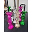 Light en Living Light & Living Kaarsenhouder ITINGA - Glas met Bubbelstructuur - Helder - Ø9,5x34 cm