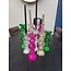 Light en Living Light & Living Kaarsenhouder ITINGA - Glas met Bubbelstructuur - Helder - Ø9,5x34 cm