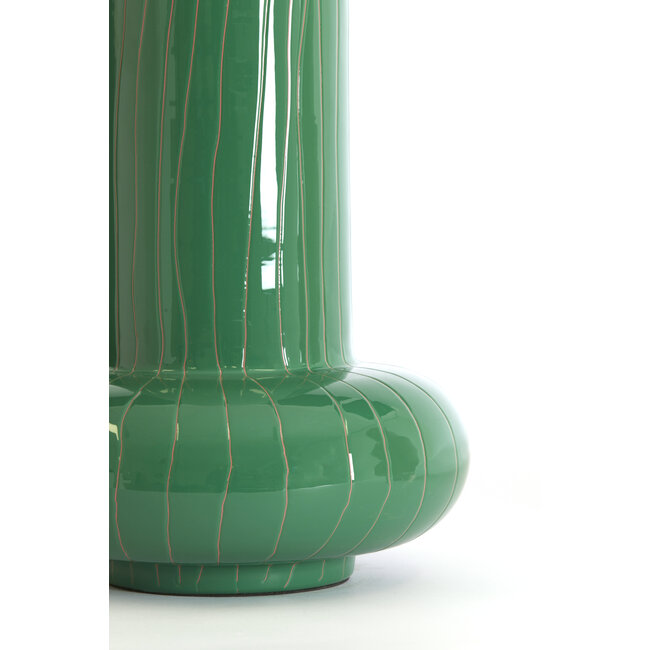 Light en Living Vaas deco Ø23x33 cm ASANO groen-roze