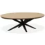 WoonMax Salontafel Wellington Ovaal Lamulux  - 135 x 67 cm