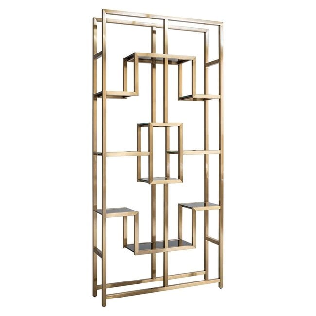 Richmond Interiors  Wandkast Magnus brushed Goud Brushed