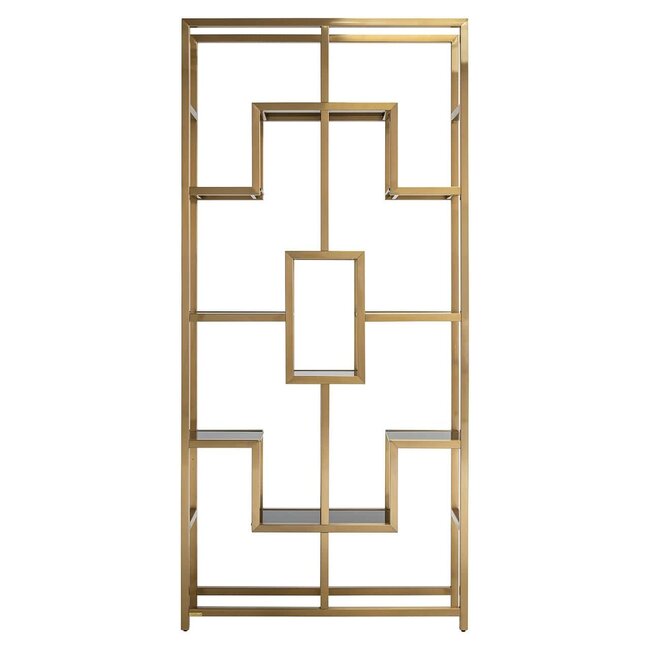 Richmond Interiors  Wandkast Magnus brushed Goud Brushed