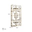 Richmond Interiors  Wandkast Magnus brushed Goud Brushed