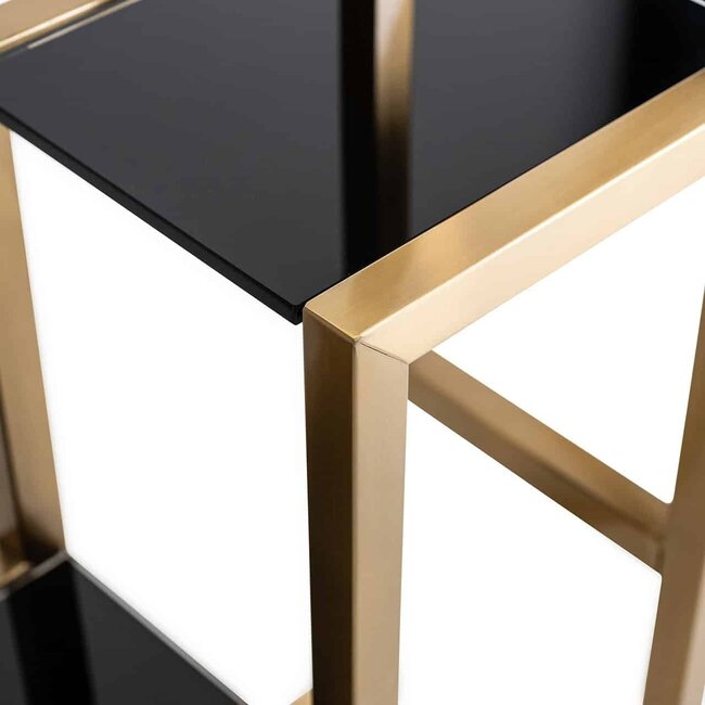 Richmond Interiors  Wandkast Magnus brushed Goud Brushed
